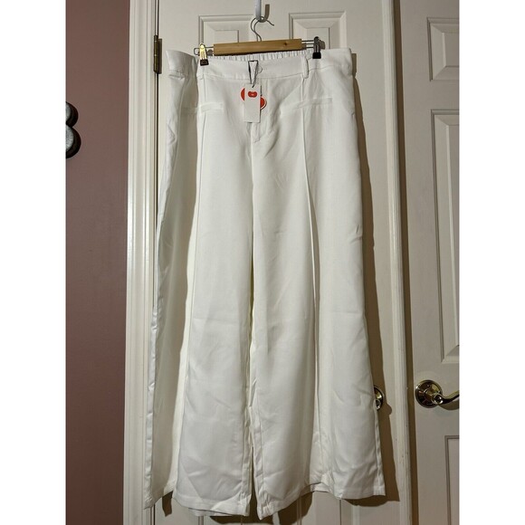 Cider Wide Leg Trouser Pants Womens 3X Buttons And Belt Loops - Picture 1 of 9